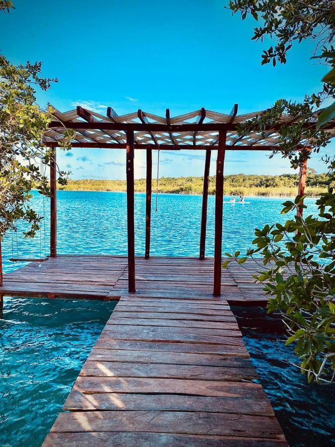 Hotel Y Beach Club Casa Mia Xulha -Bacalar Xul-Ha Экстерьер фото